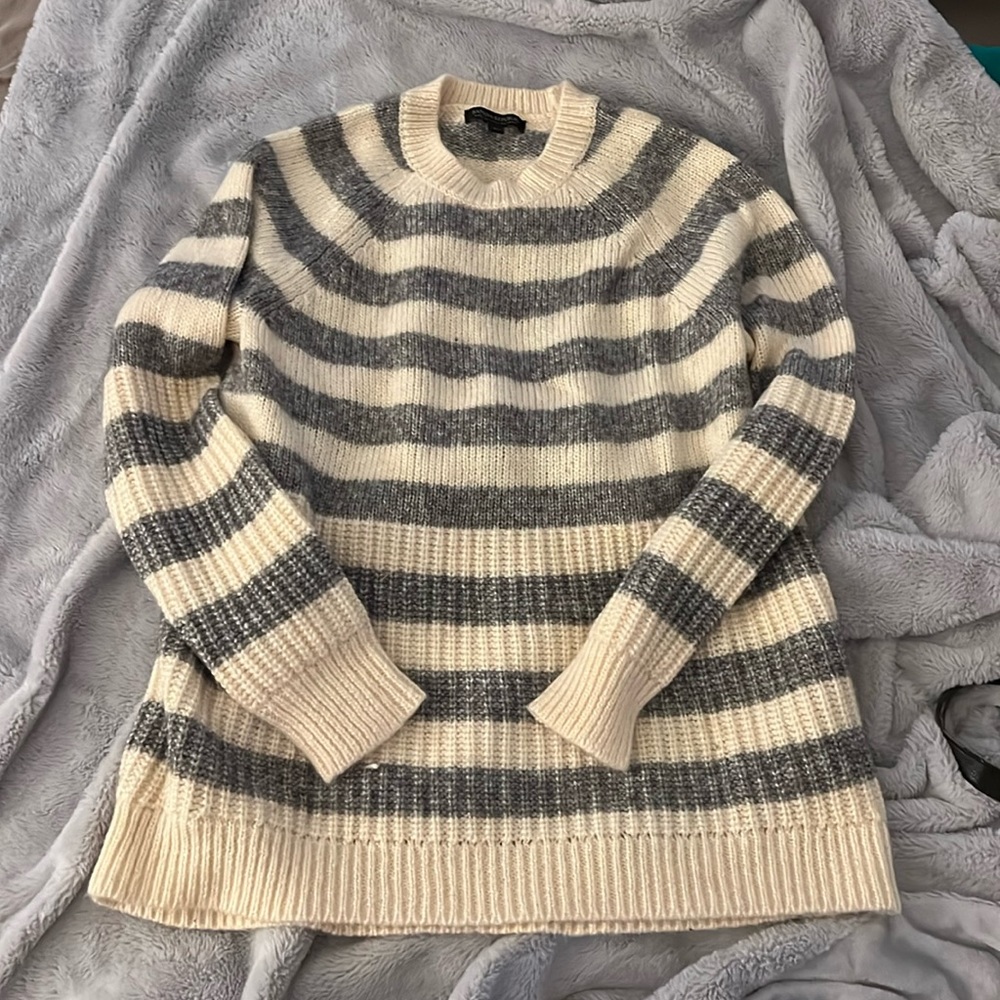 Very gently used Banana Republic striped sweater, size L